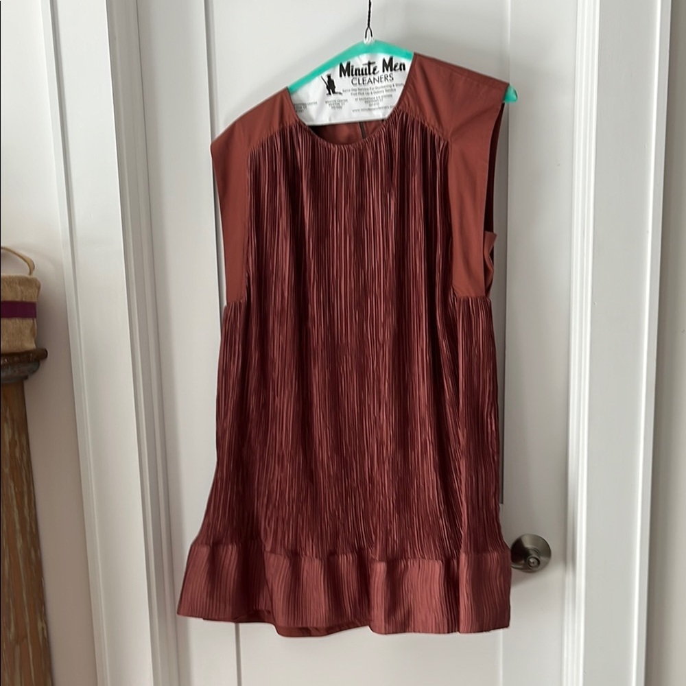 Mauve Mae Women's Mini Dress in Rich Rust